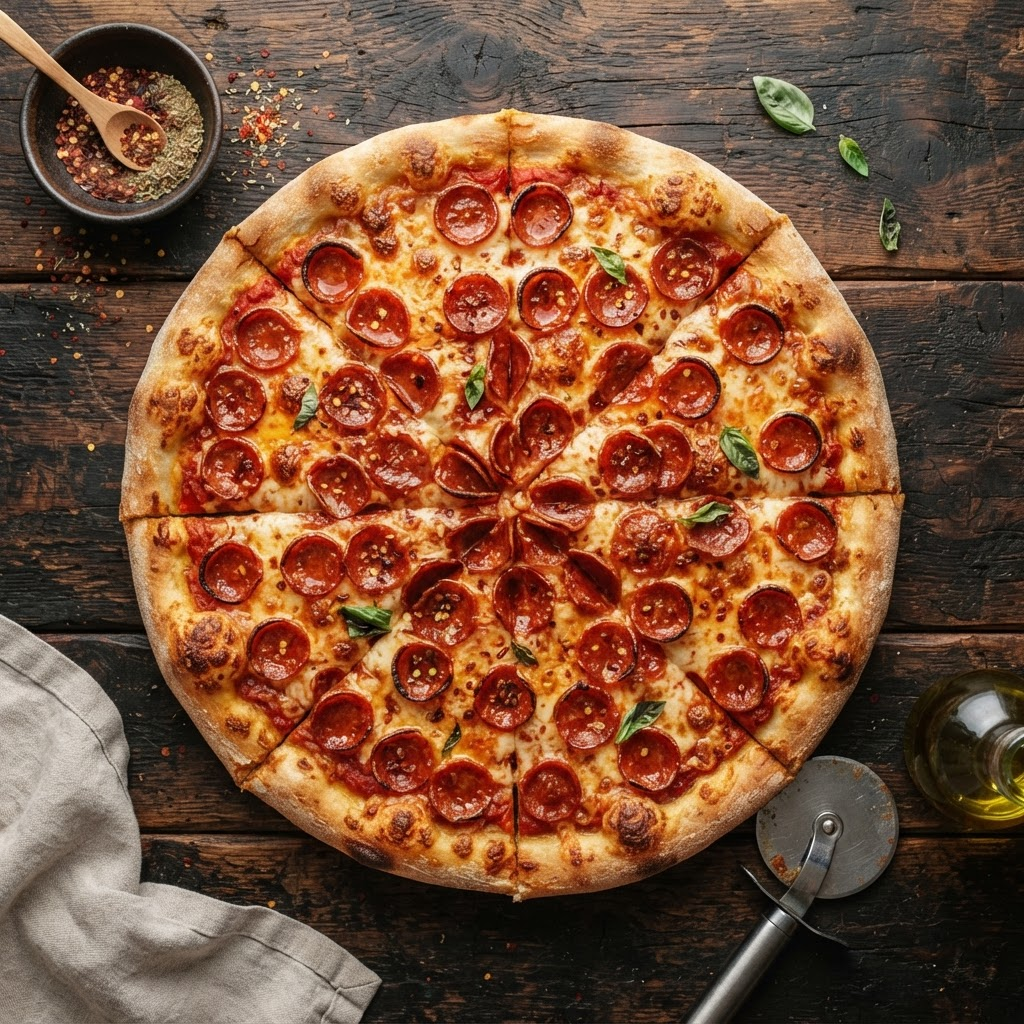Pizza Grande de Pepperoni