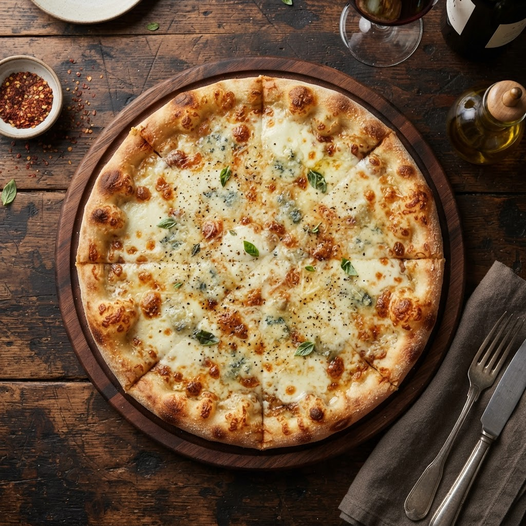 Pizza Grande Quatro Queijos